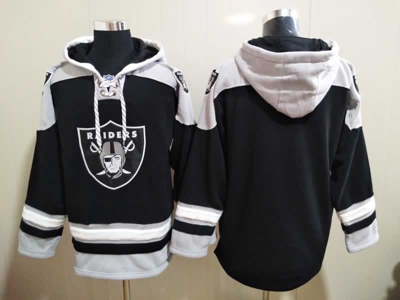 Raiders Blank Black All Stitched Pullover Hoodie,We sell and wholesale Raiders Blank Black All Stitched Pullover Hoodie on line form chian!